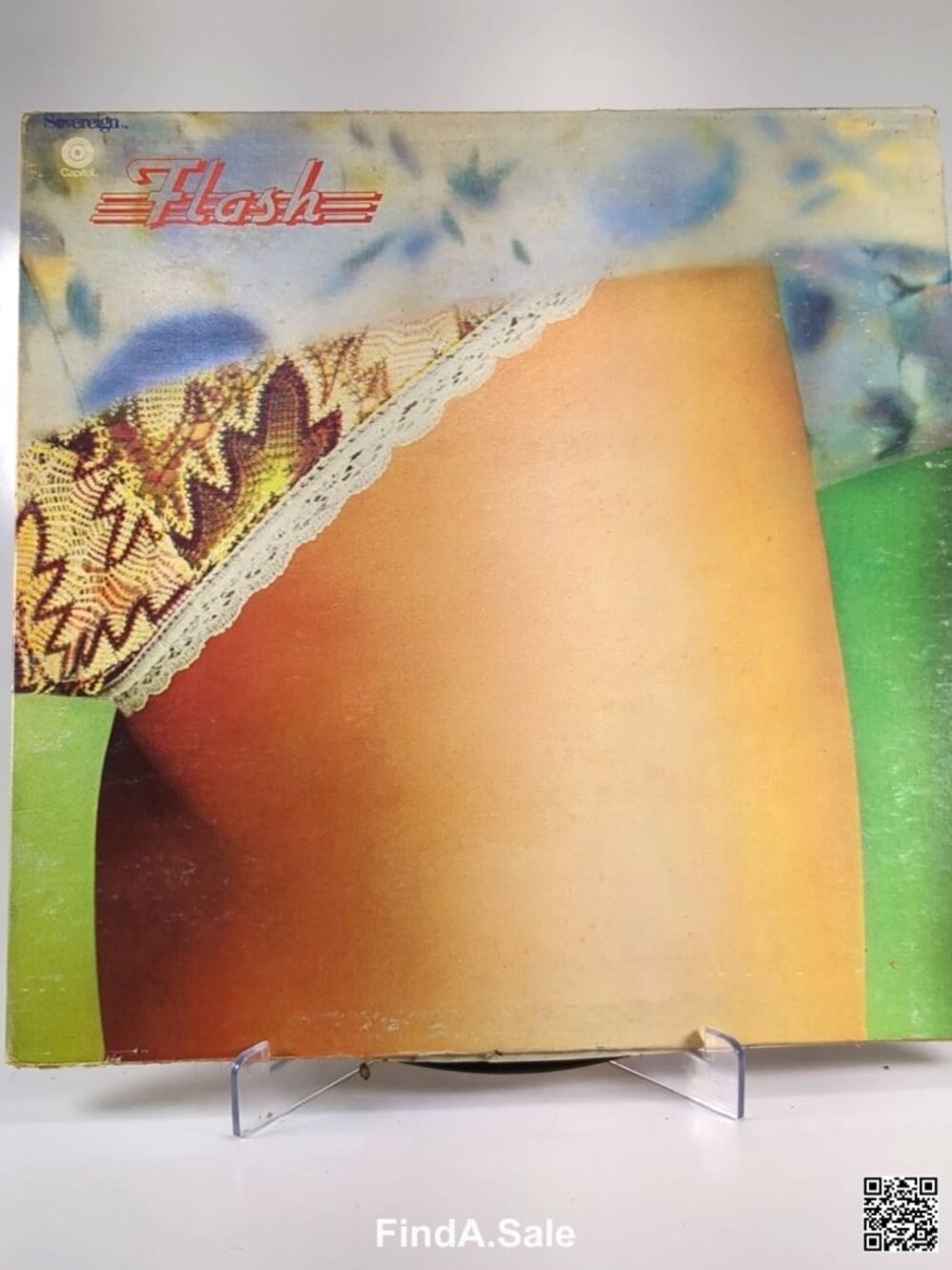 Flash Self-Titled Vinyl LP, 1970s Prog Rock, Sovereign Records